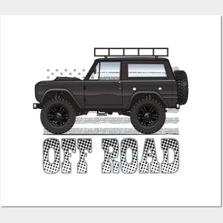 Black Off-Road Posters and Art